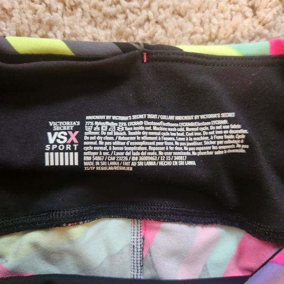 Victoria's Secret Pink Colorful Stretch Skinny Legging Size XSmall - Picture 7 of 7